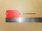 100pcs Reusable Blank Plastic Tags Ties Key Tags 1.45"*2.48" Serrated Tension - Image 2