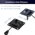 Gjpwyfdc Tilt Control Mechanism Replacement Office Chair ，5.5'' X 5.5'' - Image 2