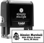 Custom Floral Address Stamp | Choose from 12 Designs | Multiple Ink Color by 904Custom