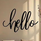 8x12 inch HELLO Sign metal home decoration wall decoration, corridor entrance by Unknown