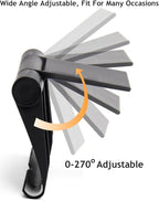 JUSDIQIR Cell Phone Stand for Desk Foldable Cell Phone Holder Desk Tablet - Image 5