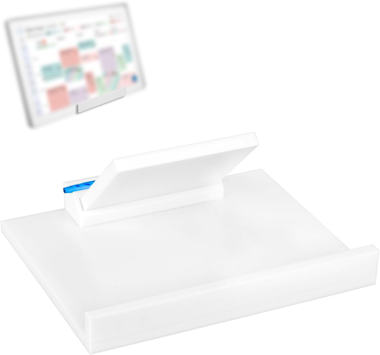Desktop Stand for Calendar Max 27 Inch | Calendar 2 and 15 Inch (Gen 1) | Adjustable Desk Mount Holder with Pen Slot Stable Frame Base Tool-Free for Digital Display Accessory