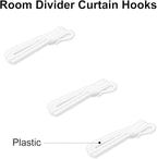 30 PCS Plastic Curtain Hooks Adjustable Pinch Pleat Curtain Clips Room Divider - Image 2