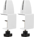 TEHAUX 2pcs Desk Partition Clip Hole Desktop Mount Clamp on Desk Accessories by TEHAUX