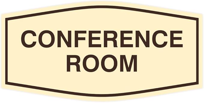 Fancy Conference Room Sign by All+Quality