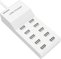USB Charging Stations 50w10A 10 Ports Multiple Charging Block/Power USB Strip by MINJIESI