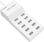 USB Charging Stations 50w10A 10 Ports Multiple Charging Block/Power USB Strip by MINJIESI