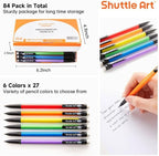 Shuttle Art Mechanical Pencils, 84 Pack Bulk Mechanical Pencils 0.7mm Medium - Image 2