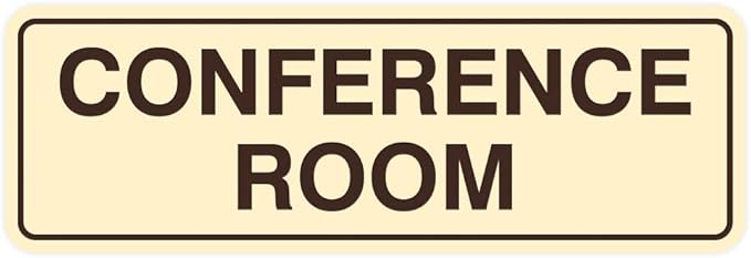 Standard Conference Room Sign by All+Quality
