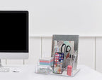 My Space Organizers Clear Acrylic Desk Oganizer, 9 Compartments, Office - Image 7