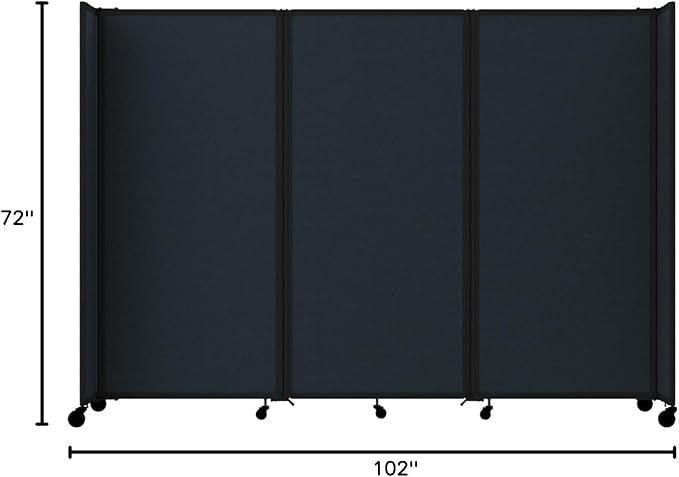 Versare Room Divider 360 Portable Wall Partition | Folding Panels | Large - Image 8