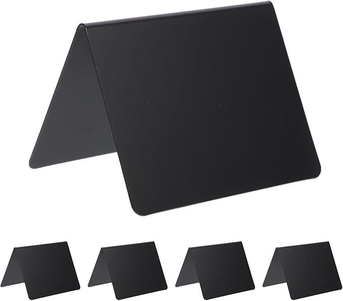 COHEALI 10pcs Mini Acrylic Desktop Message Blackboards Erasable Chalkboard Signs by COHEALI