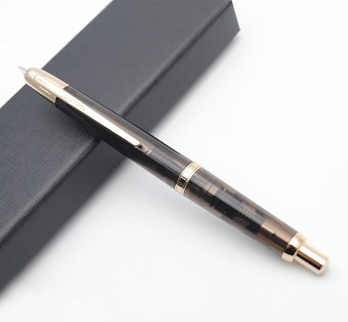JINHAO 20 Press Fountain Pen, Retractable Capless Resin Pen - Image 3