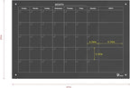 TOWON 47 x 35 Inch Glass Dry Erase Board Reminder, Magnetic Whiteboard Calendar - Image 7