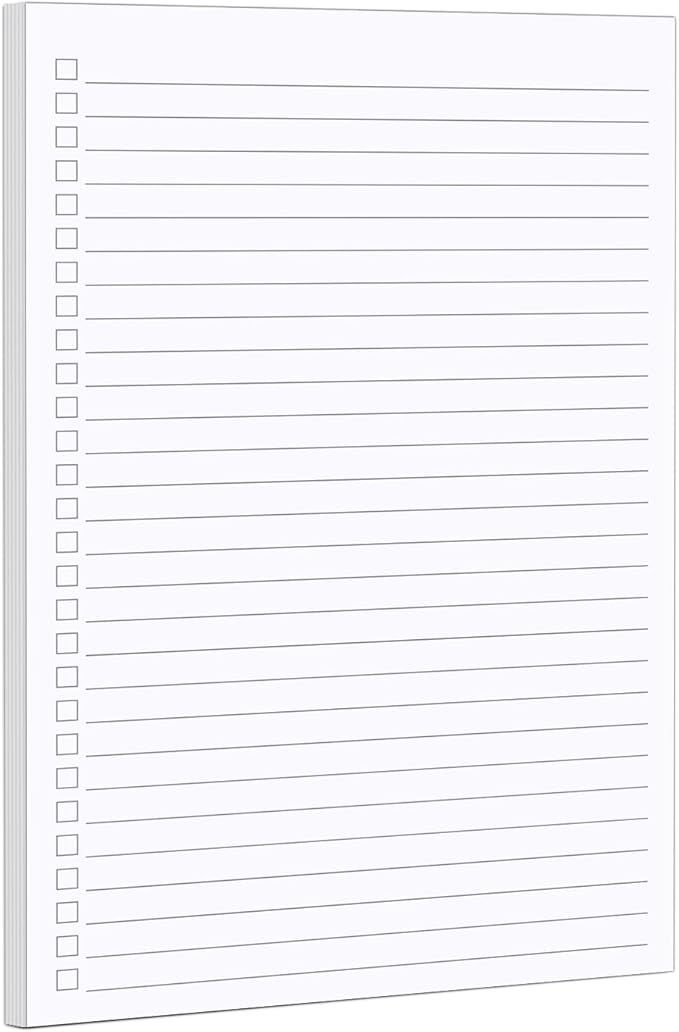 321Done Checklist Notepad Planning Pad by 321Done