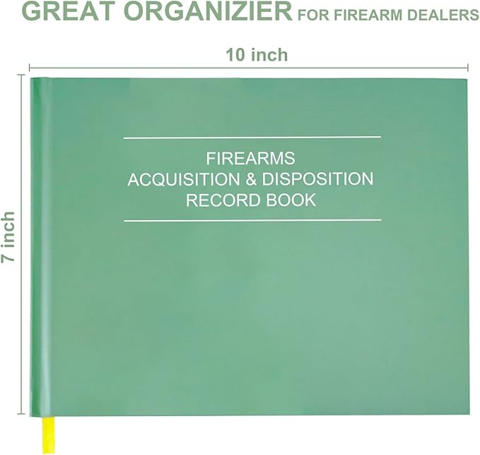 Firearms Acquisition and Disposition Record Book – Firearm Log Book, A&D Gun - Image 2