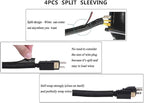 QCSIW 50ft – 1" Split Wire Loom Tubing Cable Sleeve – Braided Cord Protector - Image 9
