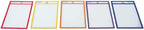 hand2mind Reusable Clear-Vu Dry Erase Pockets for Students, Dry Erase Office Supplies, Teacher Supplies for Classroom, School Supplies, Classroom Supplies (Pack of 5)