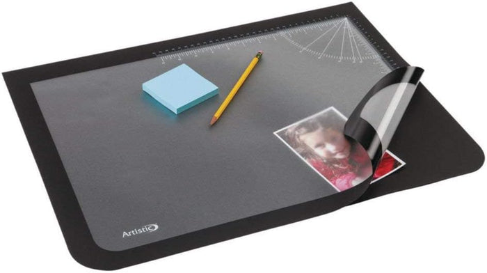 Artistic AOP41100S - Logo Pad Desktop Organizer with Clear Overlay
