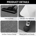 Office Chair Mat for Hardwood Floor&Tile,55"x35" Anti-Slip Desk Chair Mat,Low-Pile Mat,Multi-Purpose Hardwood Floor Protector for Office,Home (Light Grey, 35 * 47IN)