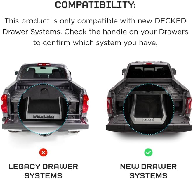 DECKED Double Drawerganizer | Does not Fit Legacy Drawer Systems |