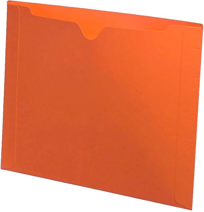Ecom Folders Orange 11pt Standard Duty Dental File Folder, Letter Size by Ecom+Folders