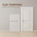 Office Chair Mat for Carpet & Hardwood Floor, 47"x32" Heavy Duty (1/7" Thick) Flat Shipping