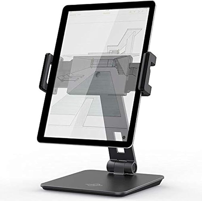 KABCON Tablet Stand, Tightness Adjustable Aluminum Alloy Tablet Stand by KABCON