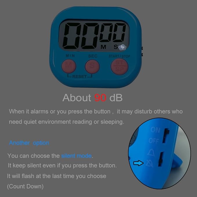 Timers for Classroom, BESTWYA Magnetic Timer - Image 6