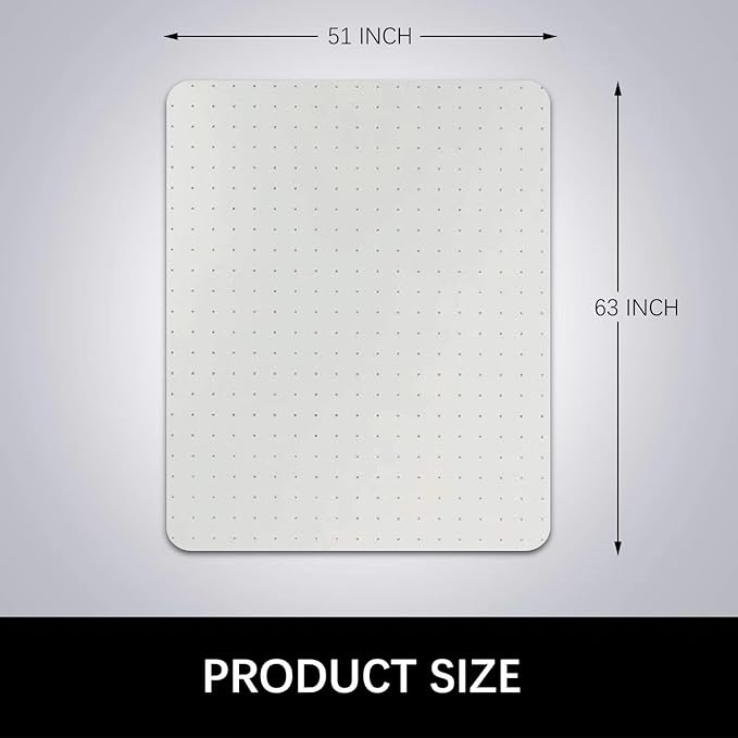 Kuyal Desk Chair Mat for Carpet, Office and Home, Easy Glide, Protects Floors - Image 7