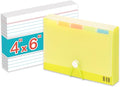 H4D 4x6 Index Card Case with 100 Heavyweight Ruled Index Cards and Dividers by H4D