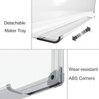 XIWODE 24x36 Inch Magnetic Dry Erase Whiteboard，Silver Aluminum Frame - Image 2