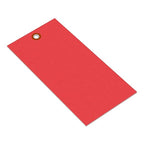 SmartSign 6.25 x 3.125 inch “Red” Blank Tyvek Shipping Tags - Image 6