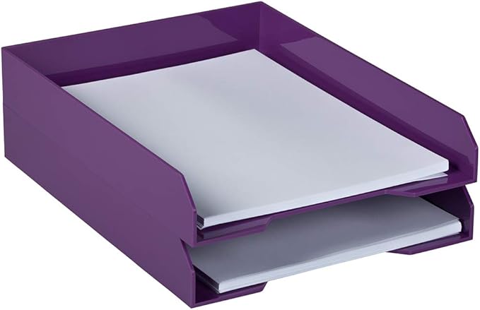 JAM PAPER Stackable Paper Trays - Image 3