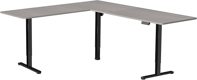 VIVO Electric Corner 75 x 63 inch L-Shaped Standing Desk, Memory Height - Image 9