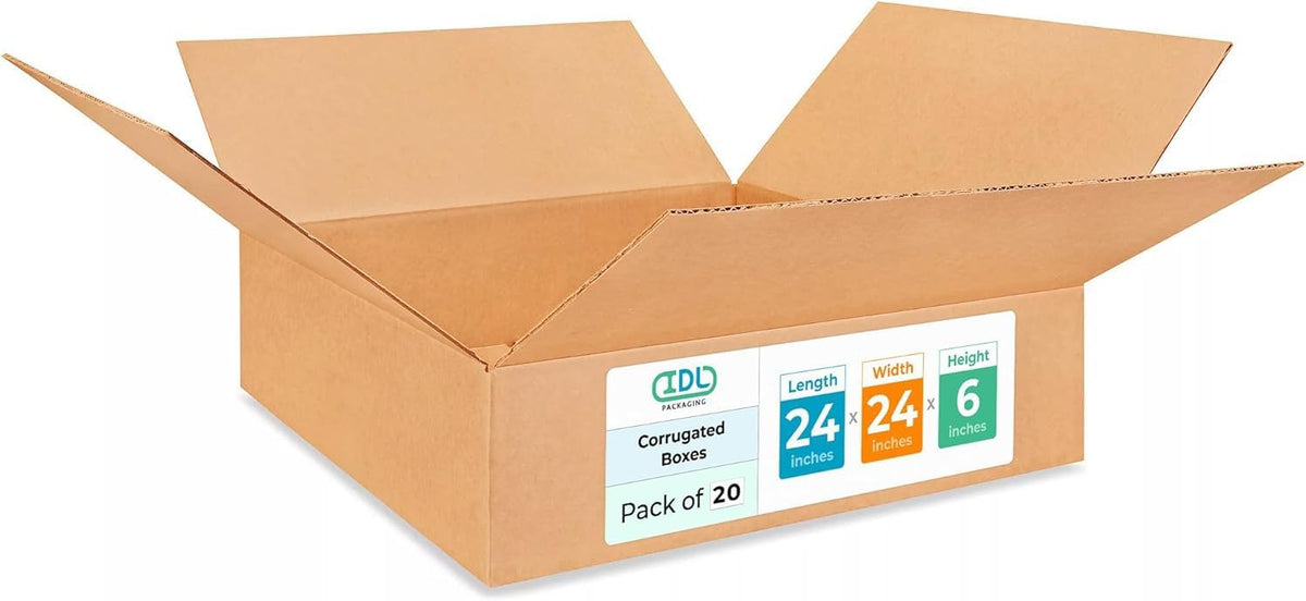 Large Shipping & Moving Boxes 24"L x 24"W x 6"H