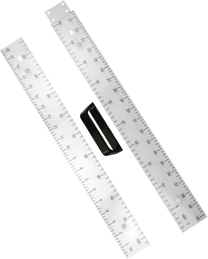 39in Clear Plastic Meter Stick by CAQ