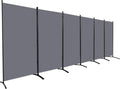 Room Divider 6FT Folding Privacy Screens, 6 Panel Partition Room Dividers