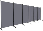 Room Divider 6FT Folding Privacy Screens, 6 Panel Partition Room Dividers
