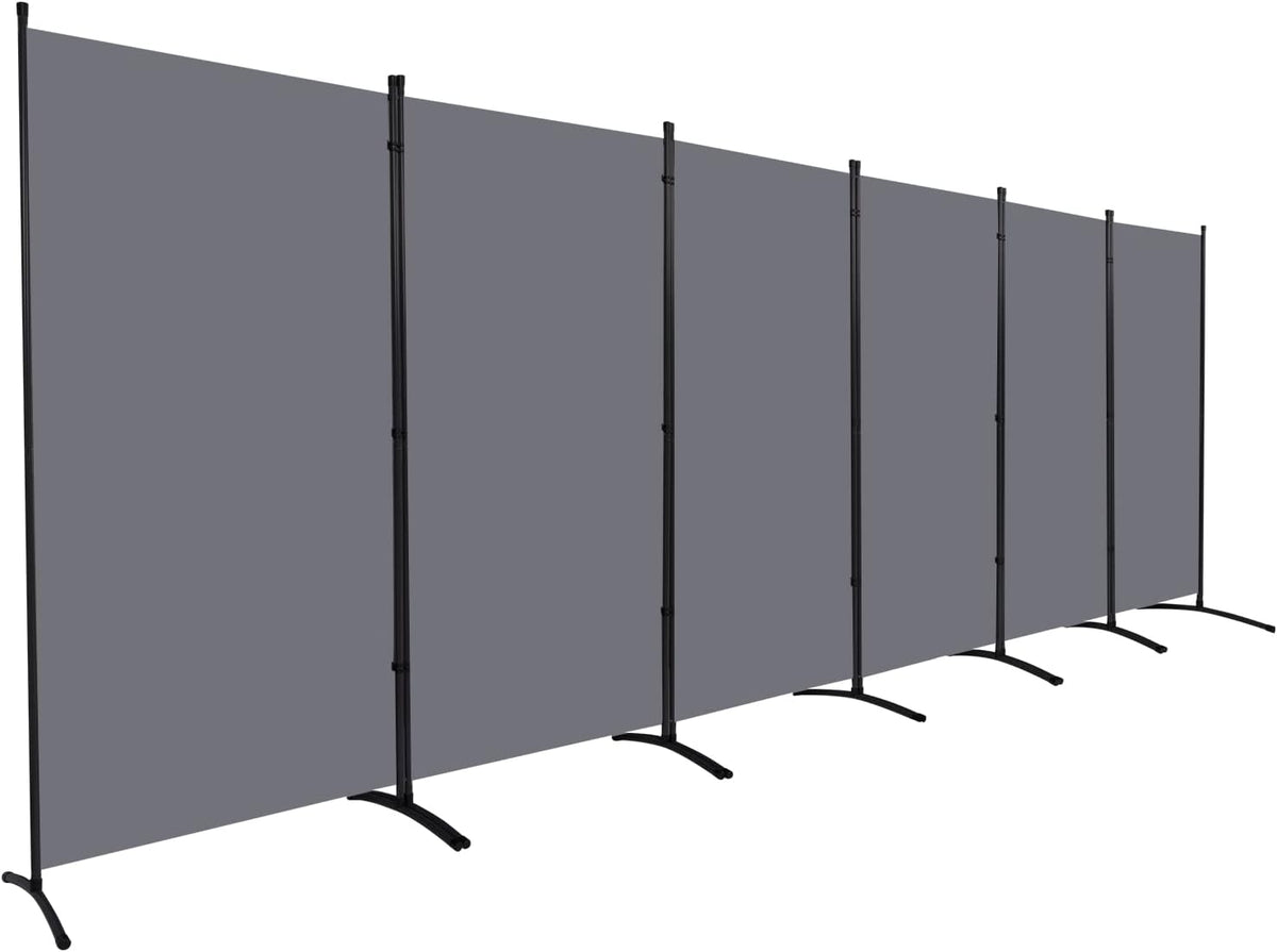 Room Divider 6FT Folding Privacy Screens, 6 Panel Partition Room Dividers