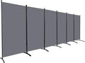 Room Divider 6FT Folding Privacy Screens, 6 Panel Partition Room Dividers by HOMSCREENER