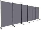 Room Divider 6FT Folding Privacy Screens, 6 Panel Partition Room Dividers by HOMSCREENER