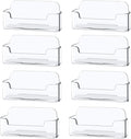 Qizpcer 8 Pack Plastic Business Card Holder by Qizpcer