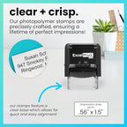 ExcelMark Custom Rubber Stamp – Clean & Easy Stamping – Personalized - Image 5