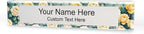 Signs ByLITA Floral Pattern Customized Nameplate | Golden Rose Personalized by SignsByLITA