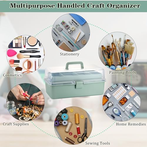 tackle box, 15-inch extra large art storage box, view 9