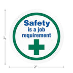SmartSign Safety is a Job Requirement Pack of 5 Hard Hat Labels | - Image 4