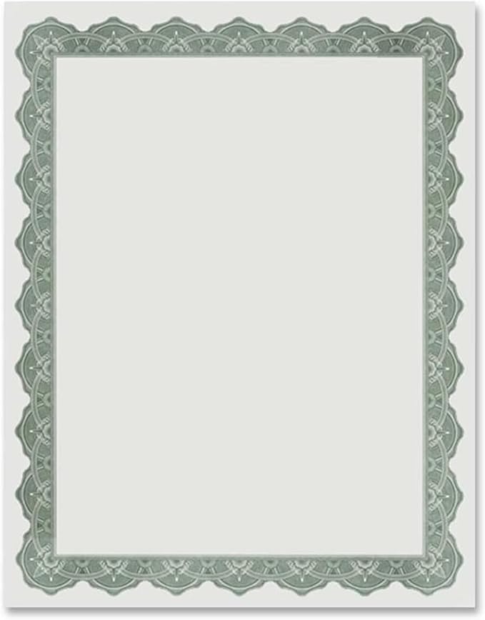 Geographics® 30% Recycled Blank Parchment Certificates, 8 1/2" x 11", Optima - Image 6