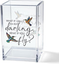 Vgrti What If I Fall What If You Fly Acrylic Cosmetic Pencil Pen Holder Cup by Unknown