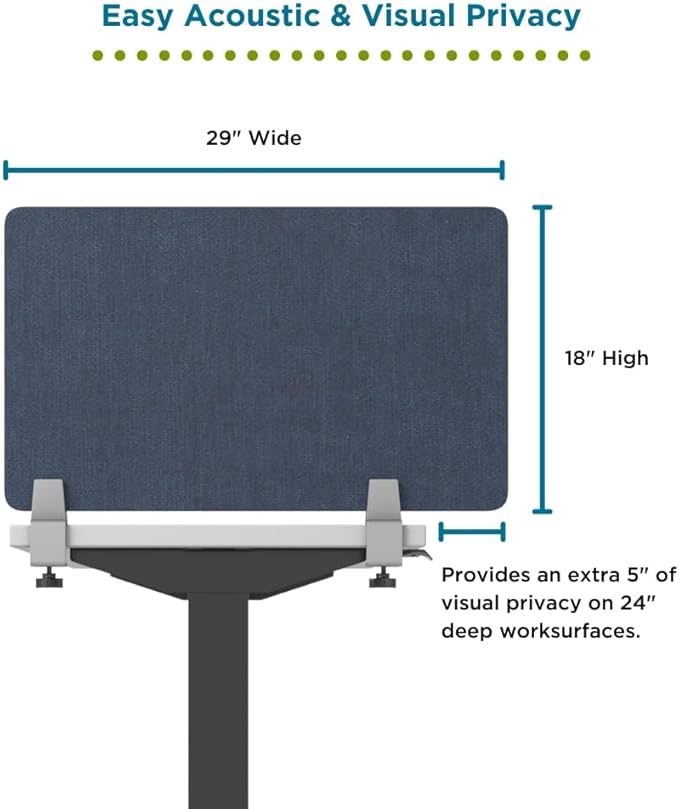 Desk Divider; Sound Absorbing Panel and Sound Proof Dividers - Image 6